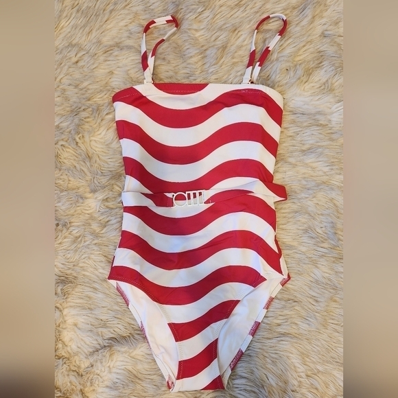 Solid & Striped One Piece - Picture 3 of 10